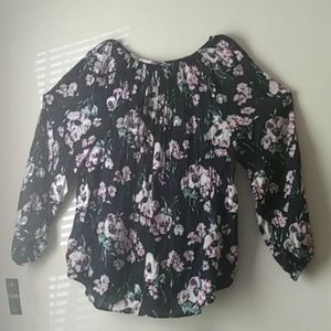 Woman's blouse floral colored